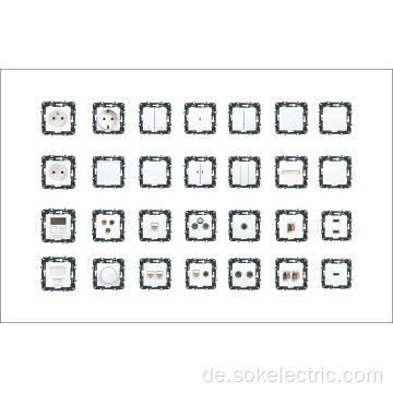 Residenter schraubenloser Anschluss 16A Single 2-Pin Power Socket